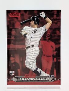 2024 Topps Stadium Club Jasson Dominguez ジェイソン・ドミンゲス ルーキー ヤンキース レッドフォイル スタジアムクラブ スタクラ 2