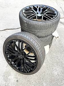 【キズ有】カールソン製２０インチアルミ+245/35R20タイヤセット