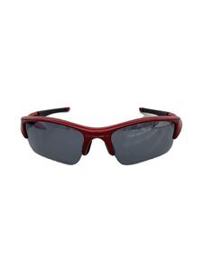 OAKLEY◆サングラス/スポーツグラス/RED/メンズ/FLAK