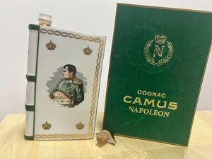 ●【未開栓】 CAMUS NAPOLEON BOOK カミュ ナポレオン ブック 陶器ボトル 700ml 40% 商品説明必読