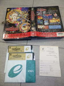 ◯◯ ENIX エニックス 仏陀の聖戦 ガンダーラ 5インチディスク　2枚組 PC-8801 PC-88VA G95/9265