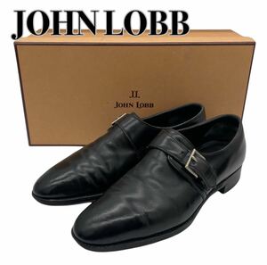 JOHN LOBB ジョンロブ 革靴 ブーツ 黒ブラック 25cm マッタ2