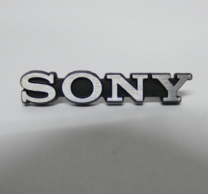 ■SONY アルミ製 エンブレム ロゴプレート 37mm ⑤