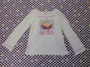 ◆◇【USED】HYSTERIC MINI ヒステリック ミニ　長袖Tシャツ　130　◇◆