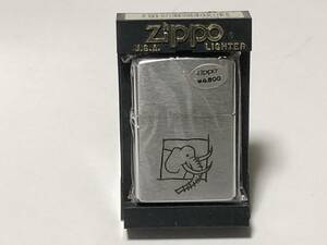 未着火 ZIPPO 象 ぞうさん エレファント elephant 2001年製 ビンテージ アメリカ 喫煙具 煙草 MADE IN USA