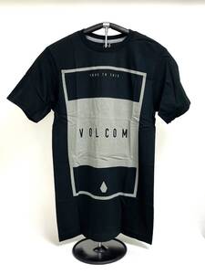 VOLCOM ボルコム A3541512BLK① Sサイズ 半袖Tシャツ PrintLogoTee プリント ロゴティー ブラック色 大きめ ヴォルコム 新品 即決 送料無料