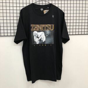 QY13 Tシャツ 半袖 鬼滅の刃　善逸　UNIQLO ブラック L