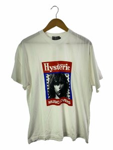 HYSTERIC GLAMOUR◆HG MUSIC MAGAZINE/Tシャツ/XL/コットン/WHT/02241CT62