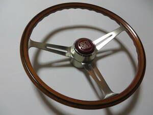 いすゞ ベレット 純正 ステアリング ハンドル ウッド べレット ベレＧ bellett PR90 1600 GTR 旧車 ISUZU wood Steering 極上品 OHV handle