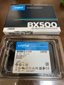 Crucial BX500 SSD 240GB 7mm 2.5インチ CT240BX500SSD1 未使用品