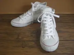 （K24646）PF-FLYERS ハイカットスニーカー 28.0㎝ ホワイト