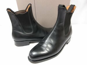 HH超美品 【JMウエストン J.M.WESTON】 705 CHELSEA チェルシーブーツ サイドゴアブーツ 靴 (メンズ) size6D 黒 ●18HT2270●