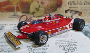 ★激レア絶版*EXOTO*1/18*Ferrari 312T4 #12 1979 US GP*Gilles Villeneuve*フェラーリ