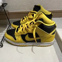 Nike Dunk High Black Varsity Maize 28cm