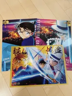 名探偵コナン クリアポスターセット コナンと怪盗キッド