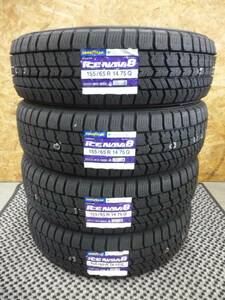 4本送料込18,300円～◎グッドイヤーアイスナビ8◎155/65R14◎軽自動車◎お一人様何台でもOK!!領収書対応可◎G