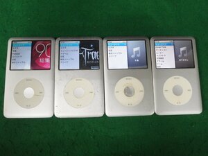 ユ■IP599　♪Apple iPod classic 80GB 4台セット Model No:A1238 ジャンク