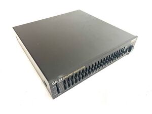 比較的美品 BOSS PRO ボス プロ GE-21 graphic equalizer グラフィックイコライザー グライコ イコライザー 動作OK ハーフラック 即有り