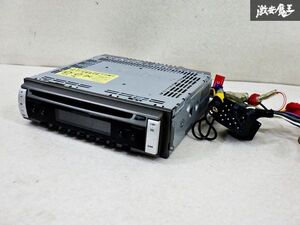 【保証付】 カロッツェリア 汎用 1DIＮ オーディオ デッキ チューナー レシーバー DEH-110 BMW ハーネス 棚A-5-3