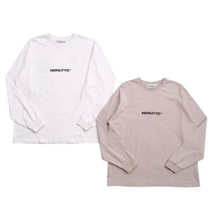 TI2394▽2点セット NIL DUE / NIL UN TOKYO ニル デュエ /ニル アン トーキョー ユニセックス ロゴ ロンT ロングTシャツ 長袖 カットソー