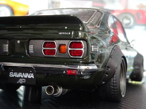 ☆限定120台☆IG1144☆1/18 Mazda Savanna (S124A) Semi Works Green☆サバンナ☆RX-3☆セミワークス☆ignition☆イグニッションモデル☆