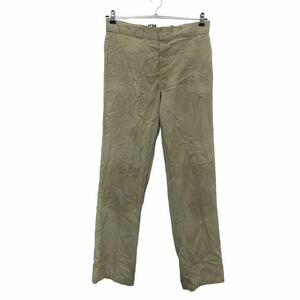 Dickies ワークパンツ W32 ディッキーズ ベージュ 874 オリジナルフィット 古着卸 アメリカ仕入 2304-549