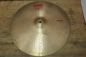 即決・訳あり☆売り切り!☆PAiSTe 2002 MEDIUM19"・赤ロゴ パイステ・ドラム シンバル 楽器