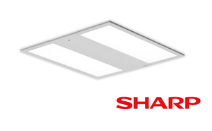 未使用品　SHARP/シャープ　スクエア型LED照明「DL-A001N」　昼白色/半透明パネル