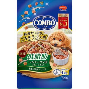 （まとめ買い）日本ペットフード コンボ 低脂肪ヘルシーコンボ 720g 犬用フード 〔×5〕