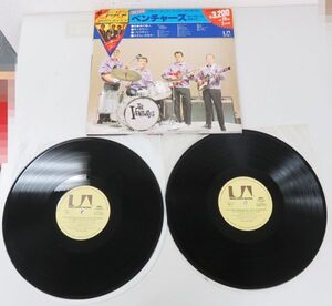 A009★The Ventures ベンチャーズ オン・ステージのすべて 完全限定盤 LP レコード 2枚組 帯付き 現状品★12