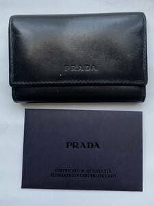 ビンテージ　中古　used ジャンク　プラダ　PRADA 6連キーケース　