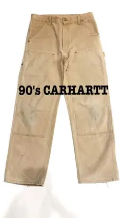 90年代カーハートダブルニーペインターワークパンツUSA製carhartt