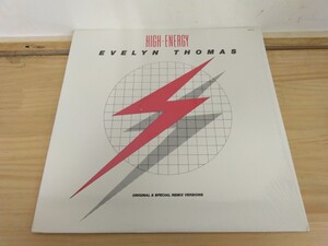 x7◆ 『High-Energy / Evelyn Thomas Original & Special Remix Versions』1984年 TSR Records 国内盤 240721