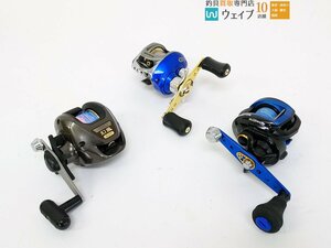 シマノ 幻風 300F・ABU アブガルシア ブルーマックス 船・アルファタックル ニューベンチャー 船 100L 計3点 船用リールセット