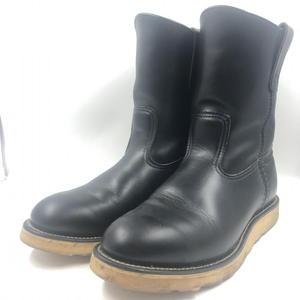 【中古】RED WING 98年製 8169 ペコス サイズ25.5cm ブラック[240024470015]