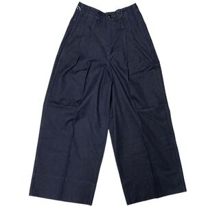 リー レディース リメイク ワークトラウザー ワイド デニムパンツ Sサイズ 定価14300円 Lee RE-MAKE WORK TROUSERS ジッパーフライ