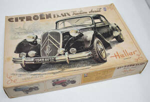 Hellerプラモデル CITOROEN 15.SIX Traction Avant 未組立 1/24 SCALE