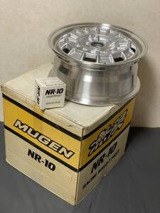 新品・未使用・当時物のデッド品！ 奇跡の元箱入り！　【無限(MUGEN) NR-10】14インチ6JJ　OFFSET45　PCD100 4H　4本の登場です！