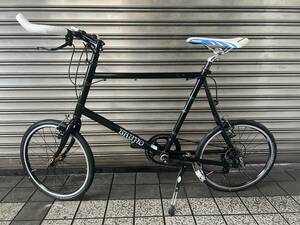 【BRUNO】REISENDERミニベロ自転車1x9s　20インチ　510mm　ブラック