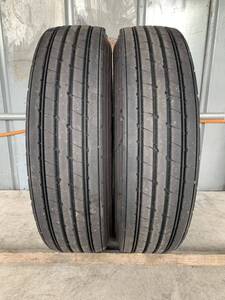 引取り可能！275/80R22.5 BRIDGESTONE R173 23年製 11mm 中古トラックタイヤ２本