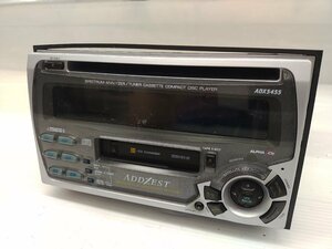 ★ジャンク品★ADDZEST　アゼスト　ADX5455　2Dサイズ　CD&カセットデッキ【他商品と同梱歓迎】