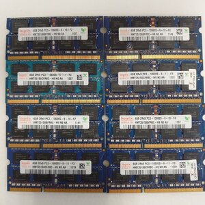 PC堂 ノートパソコンメモリ hynix DDR3-1333 4GB PC3-10600S HMT351S6CFR8C 8枚セット MW00374