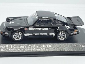 ミニチャンプス PMA 1/43 Porsche ポルシェ 911 カレラ RSR 2.8 IROC リバーサイド レース2 優勝 1973 #4 400736304