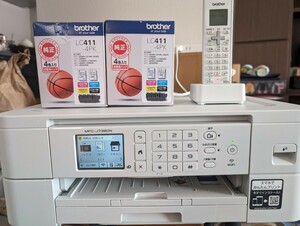 純正インクつけます！　インクジェットプリンター・FAX・電話　ブラザー　MFC-J739DN