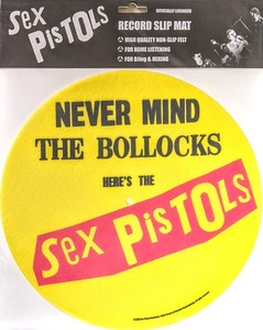 Sex Pistols - Never Mind The Bollocks ジャケット・デザイン - Slip Mat レコード・プレイヤー・ターン・テーブル用スリップ・マット