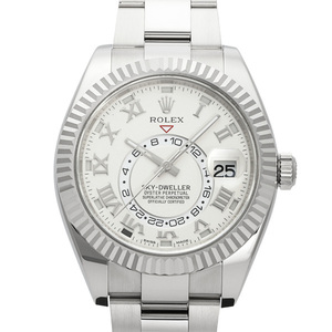 ロレックス ROLEX スカイドゥエラー 326939 アイボリー/ローマ文字盤 中古 腕時計 メンズ