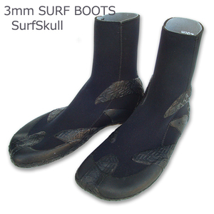 【新入荷　即決】3mmサーフブーツ SURFSKULL ★27cm 防寒/サーフィンブーツ/サーフィン 
