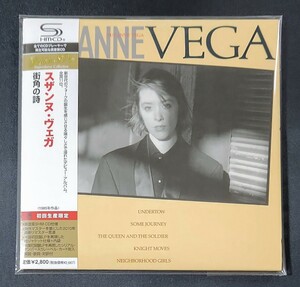 【UICY-94433/SHM-CD/紙ジャケ/帯付】スザンヌ・ヴェガ/街角の詩　1st　リマスター　紙ジャケット　Suzanne Vega