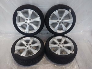 ☆23年製 バリ山 レガシィ☆ 5H 100 7JJ +55 17インチ スバル純正 アルミホイール タイヤ 215/45R17 SEIBERLING SL201 4本