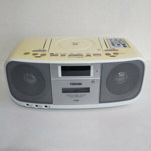 TOSHIBA CDラジオカセットレコーダー TY-CDK5 2013年製 CDラジカセ リモコン 東芝 現状渡し